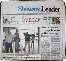 shawano leader|shawano leader newspaper online.